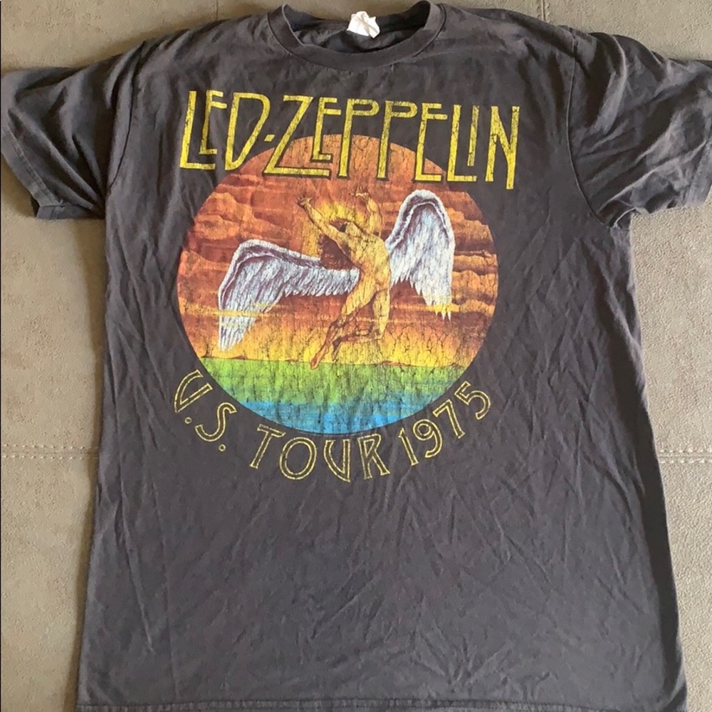 Led Zeppelin t shirt U.S. Tour 1975